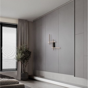 Aplica de perete LED design modern APECHO negru 169283 universul-luminii.ro