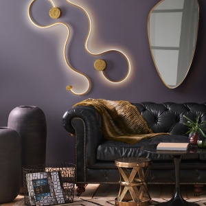 Aplica de perete LED design modern decorativ Grafos auriu SV-227032 75313 universul-luminii.ro