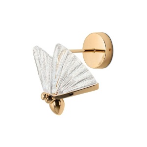 Aplica de perete LED design modern Fluture S auriu - Img 1