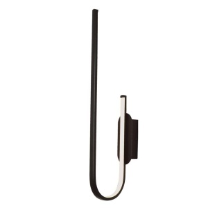 Aplica de perete LED design modern Lora negru