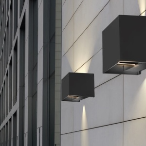 Aplica de perete LED exterior ambientala IP54 GAMBINO 4000K gri inchis 199003 universul-luminii.ro
