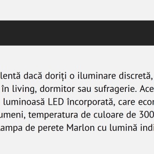 Aplica de perete LED lumina ambientala Marlon 1433 RX - Img 5