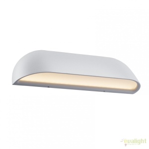 Aplica de perete LED pentru iluminat exterior cu protectie IP44 FRONT 26 alba 84081001 DFTP