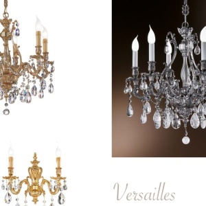 Aplica de perete LUX cu cristale Scholer, Versailles 144503 universul-luminii.ro