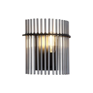Aplica de perete metal negru, tije din sticla Swizzle 621913 universul-luminii.ro