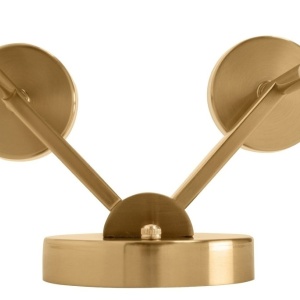 Aplica de perete, Metal, Sticla, Flame auriu 64463 universul-luminii.ro
