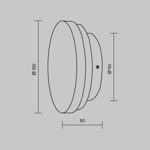 Aplica de perete minimalista lemn natur Texture - Img 3