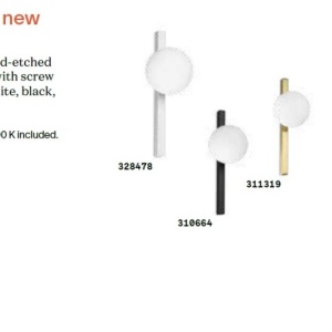 Aplica de perete moderna stil minimalist Binomio ap1 alama 130863 universul-luminii.ro