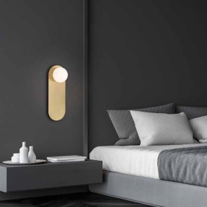 Aplica de perete moderna stil minimalist Fely aurie 154943 universul-luminii.ro