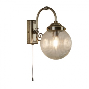 Aplica de perete pentru baie IP44 Belvue 3259AB SRT - Img 1