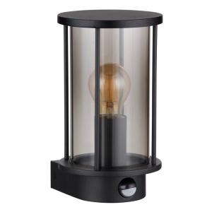 Aplica de perete pentru exterior cu senzor de miscare design modern IP54 Gracey negru 135673 universul-luminii.ro