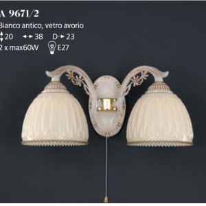 Aplica de perete realizata manual design italian 9671 202873 universul-luminii.ro