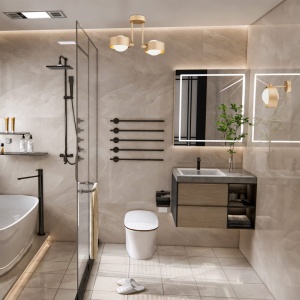 Aplica de perete sau tavan cu protectie IP44 Massimo Plus 146223 universul-luminii.ro