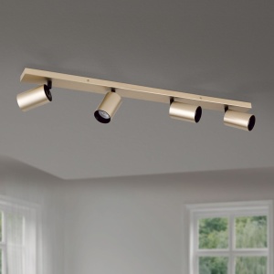Aplica de perete/tavan cu Spoturi stil minimalist modern SEAN 4L auriu 157093 universul-luminii.ro