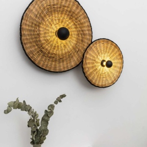 Aplica de perete/tavan design natural din ratan COSTAS 60cm 122613 universul-luminii.ro