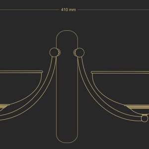 Aplica design clasic realizata manual N 77973 universul-luminii.ro