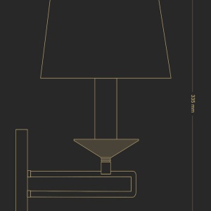 Aplica design clasic realizata manual Zola 78943 universul-luminii.ro