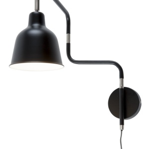 Aplica design modern cu brat articulat London negru LONDON/W/B 48093 universul-luminii.ro