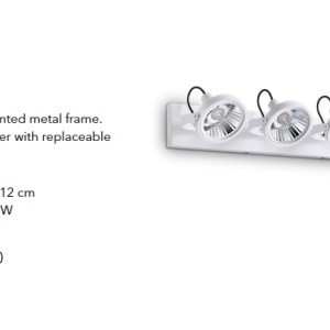 Aplica design modern GLIM PL4 BIANCO 200217 50273 universul-luminii.ro