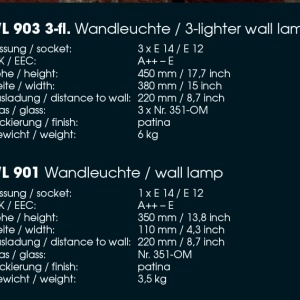 Aplica din fier forjat realizat manual WL 901 175353 universul-luminii.ro