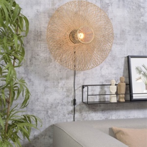 Aplica eco din bambus Cango natur, 60x25cm 91613 universul-luminii.ro