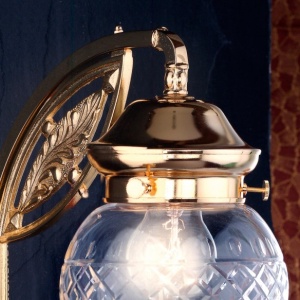 Aplica eleganta cu 2 brate design LUX Budapest, bronz WA 2-689/2 bronze/376 klar-matt OR 68683 universul-luminii.ro