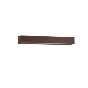 Aplica exterior corten liniara 50cm IP65 LED CCT PRISMATIC - Img 7