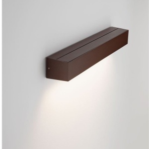 Aplica exterior corten liniara 50cm IP65 LED CCT PRISMATIC - Img 3