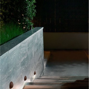 Aplica exterior cu iluminat jos LED IP65 PASSO corten 559723 universul-luminii.ro