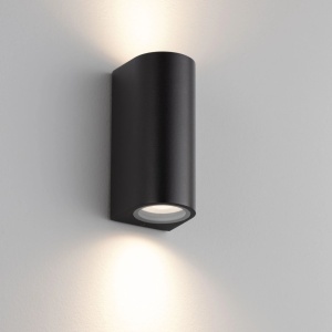 Aplica exterior iluminat sus si jos IP65 BROM negru - Img 3