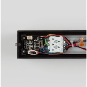 Aplica exterior neagra liniara 22cm IP65 LED CCT PRISMATIC - Img 5