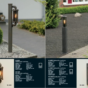 Aplica iluminat exterior din fier forjat, WL 3630 63783 universul-luminii.ro