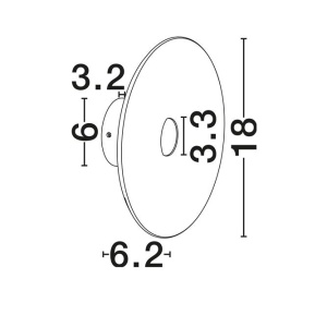 Aplica LED 3000K pentru fatade IP54 SPLASH negru - Img 4