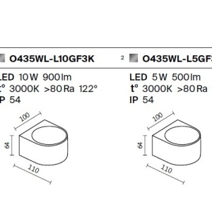 Aplica LED ambientala de exterior IP54 Blow 10W 226763 universul-luminii.ro