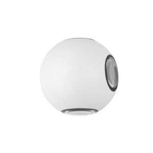 Aplica LED ambientala de exterior IP54 COMO 4 alba NVL-852436