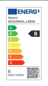 Aplica LED ambientala design minimalist Renaissance negru 226433 universul-luminii.ro