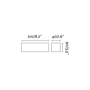 Aplica LED ambientala NASH 8W neagra 62821 89863 universul-luminii.ro
