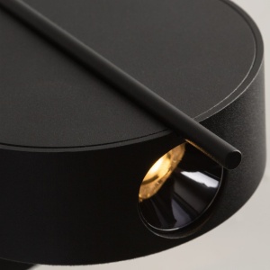 Aplica LED ambientala reglabila design modern minimalist Nuance negru 145633 universul-luminii.ro