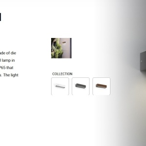 Aplica LED de exterior ambientala design modern IP65 LAKO lemn 102723 universul-luminii.ro