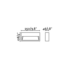 Aplica LED de exterior ambientala IP54 GRADA-2 / 6W maro 65273 universul-luminii.ro