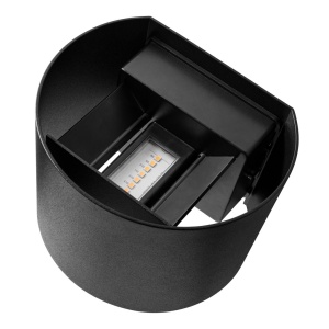 Aplica LED de exterior ambientala stil nordic IP44 Milda negru 130533 universul-luminii.ro