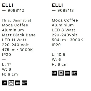 Aplica LED de perete design minimalist ELLI - Img 9