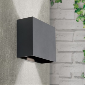 Aplica LED de perete exterior, lumina ambientala, protectie IP65, AKZENT antracit 95133 universul-luminii.ro