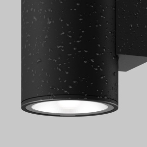 Aplica LED de perete pentru exterior IP65 Shim negru 5W 126553 universul-luminii.ro