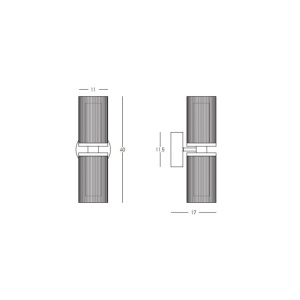 Aplica LED dimabila design modern decorativ Luxury auriu 149933 universul-luminii.ro