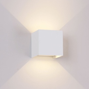 Aplica LED dimabila iluminat exterior ambiental IP54 DAVOS alba MA-8600