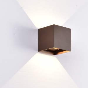 Aplica LED dimabila iluminat exterior ambiental IP54 DAVOS corten MA-8602