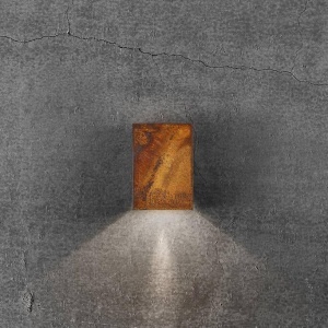 Aplica LED exterior cu iluminat up/down IP54 Fold 10 corten 2019041038 NL 190303 universul-luminii.ro