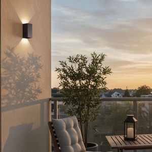 Aplica LED exterior iluminat arhitectural IP65 REMY maro corten