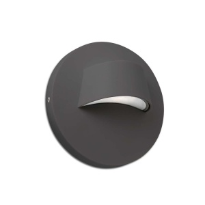 Aplica LED iluminat exterior design minimalist BROW gri inchis 70409